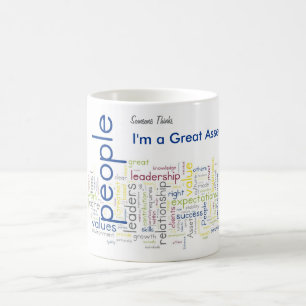 誰かは私をです素晴らしい資産考えます コーヒーマグカップ