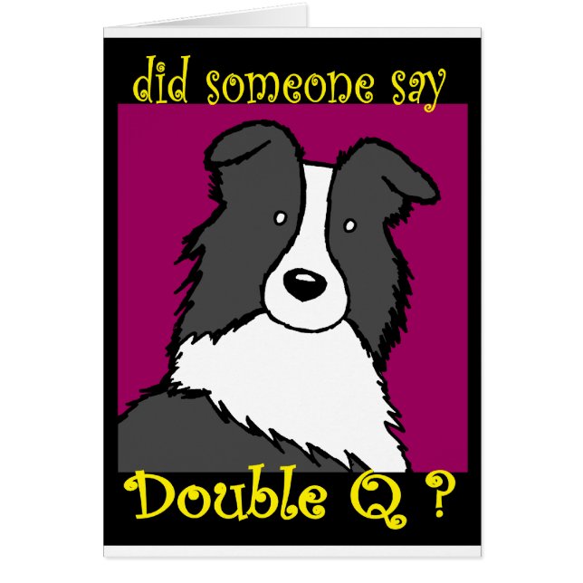 誰かは…二重Qを言いましたか。 (正面)