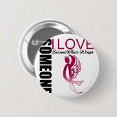 誰かはI愛翼の咽喉癌を得ました 缶バッジ (正面&裏面)