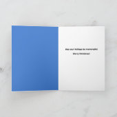 誰かへのクリスマスプレゼントを忘れた大統領 シーズンカード (内部)