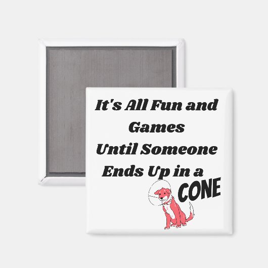 誰かまでおもしろいとゲームは…コーン マグネット (正面/裏面)