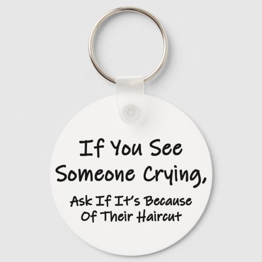 誰かもしの泣き叫び キーホルダー (正面)