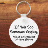 誰かもしの泣き叫び キーホルダー (正面)