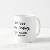 誰かもしの泣き叫び コーヒーマグカップ (正面右)