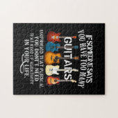 誰かもしは、あなたのギターが多すぎると言う、友人 ジグソーパズル (横)