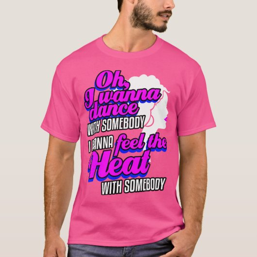 誰かをダンスに誘いたい (愛してる人) Tシャツ (正面)