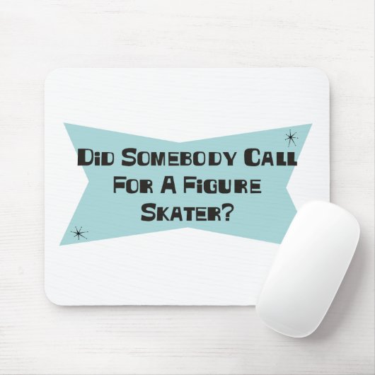 誰かをフィギュアスケート選手のための呼出ししました マウスパッド (マウス)