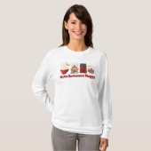 誰かを幸せにするクリスマス作り Tシャツ (正面フル)