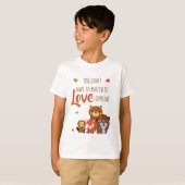 誰かを愛するために一致する必要がありません-促進して下さい Tシャツ (正面フル)