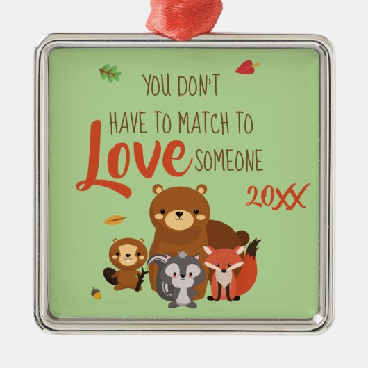 誰かを愛する必要はない – Foster メタルオーナメント (正面)