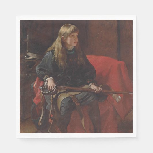 誰かを殺した事は？(フランク別) スタンダードランチョンナプキン (正面)