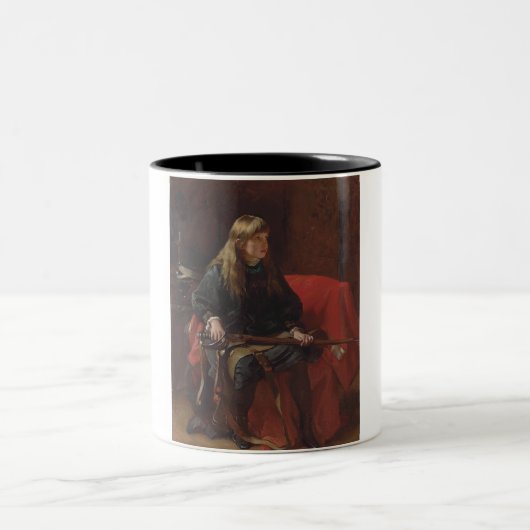 誰かを殺した事は？(フランク別) ツートーンマグカップ (中央)