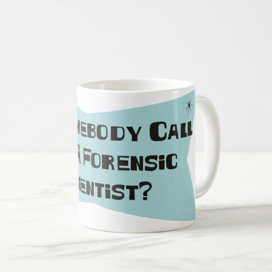 誰かを法廷の科学者のための呼出ししました コーヒーマグカップ (正面右)