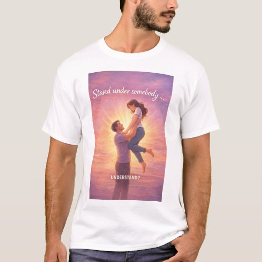 誰かを理解する メンズTシャツ Tシャツ (正面)