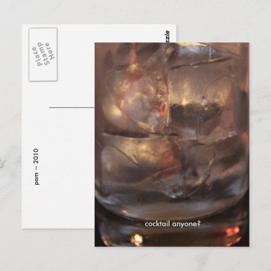 誰かカクテルを？ ポストカード (正面/裏面)