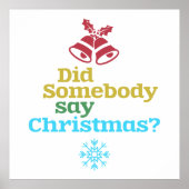 誰かクリスマスと言った？ ポスター (正面)