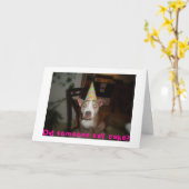 誰かケーキ言った？ カード (黄色い花)