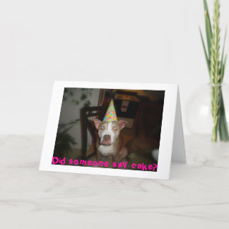 誰かケーキ言った？ カード
