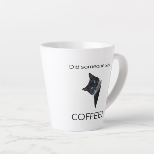 誰かコーヒーって言った?カフェラテマグ カフェラテマグ (右アングル)