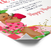 誰かベリースイートストロベリーベビー靴下狩り ポスター (角)