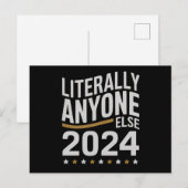 誰か他の人でいいんじゃない 政党選挙 2024 ポストカード (正面/裏面)