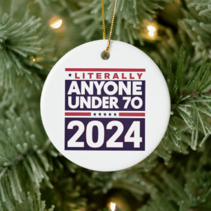 誰か他の人でいい 2024 大統領 アメリカ大統領選挙 セラミックオーナメント