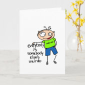 誰か他の人の変人の誕生日 カード (黄色い花)