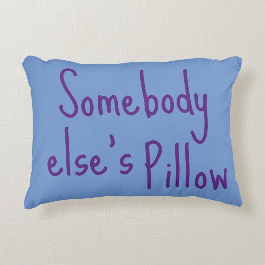 誰か他の人の枕 アクセントクッション (正面)