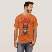誰か他の人を召喚してくださいね Tシャツ (正面フル)