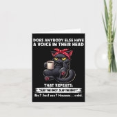 誰か他の人間が頭の中に声を持っているか カード (正面)