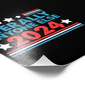 誰か他の人 2024 大統領 アメリカ大統領選挙  フォトプリント            (角)