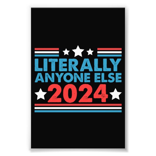 誰か他の人 2024 大統領 アメリカ大統領選挙  フォトプリント            (正面)