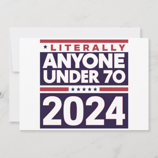 誰か他の人 2024 大統領 アメリカ大統領選挙 招待状 (正面)
