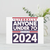誰か他の人 2024 大統領 アメリカ大統領選挙 招待状 (スタンド正面)