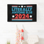 誰か他の人 2024 大統領 アメリカ大統領選挙 横断幕 (インサイチュ)