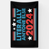 誰か他の人 2024 大統領 アメリカ大統領選挙 横断幕 (縦)