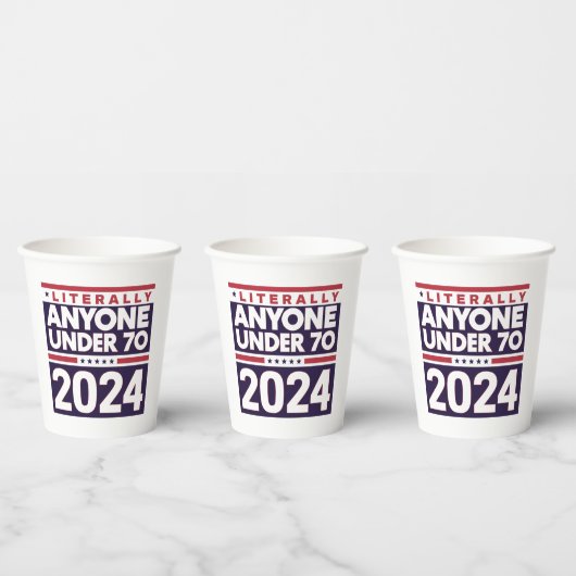 誰か他の人 2024 大統領 アメリカ大統領選挙  紙コップ (複数)