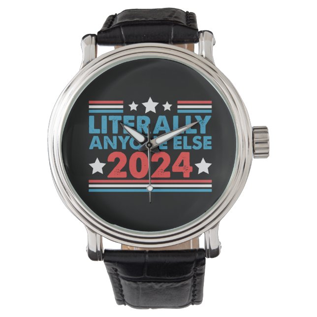 誰か他の人 2024 大統領 アメリカ大統領選挙  腕時計 (正面)