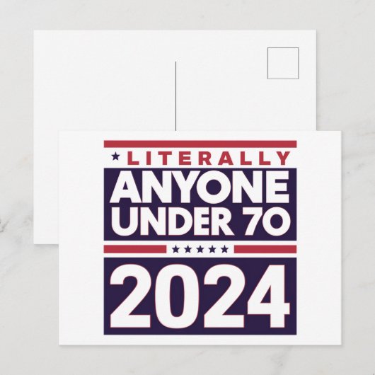 誰か他の人 2024 大統領 アメリカ 合衆国 選挙 ポストカード (正面/裏面)