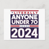 誰か他の人 2024 大統領 アメリカ 合衆国 選挙 ポストカード (正面)