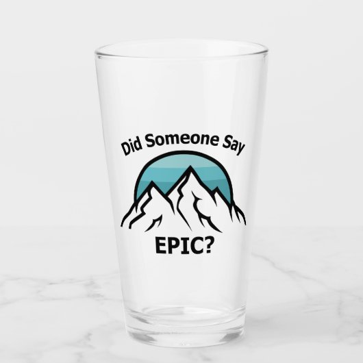 誰か叙事詩を言った？ タンブラーグラス (正面)