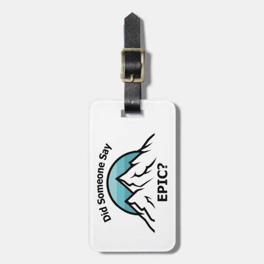 誰か叙事詩を言った？ ラゲッジタグ (正面縦)