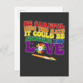 誰か愛を憎んでいるか気をつけなさい インビテーションポストカード (正面/裏面)