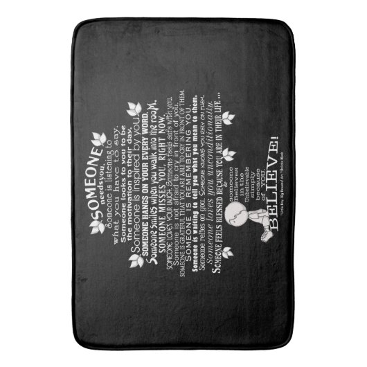 誰か木 バスマット (正面縦)