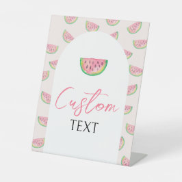 誰か甘い人が行く、赤ん坊のシャワー。 台座サイン