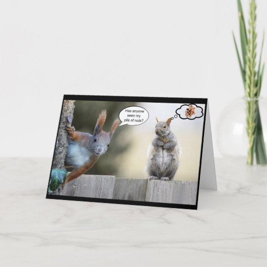 誰か私のナッツを見た者は？ カード (正面)