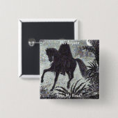 誰か私の頭を見たか?ボタン 缶バッジ (正面&裏面)