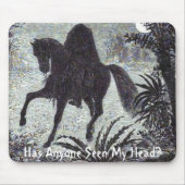 誰か私の頭を見たか?マウスパッド マウスパッド (正面)