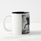 誰か私の頭を見たか？マグ ツートーンマグカップ (左)