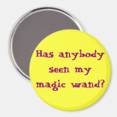 誰か私の魔法を見た？ マグネット (正面/裏面)